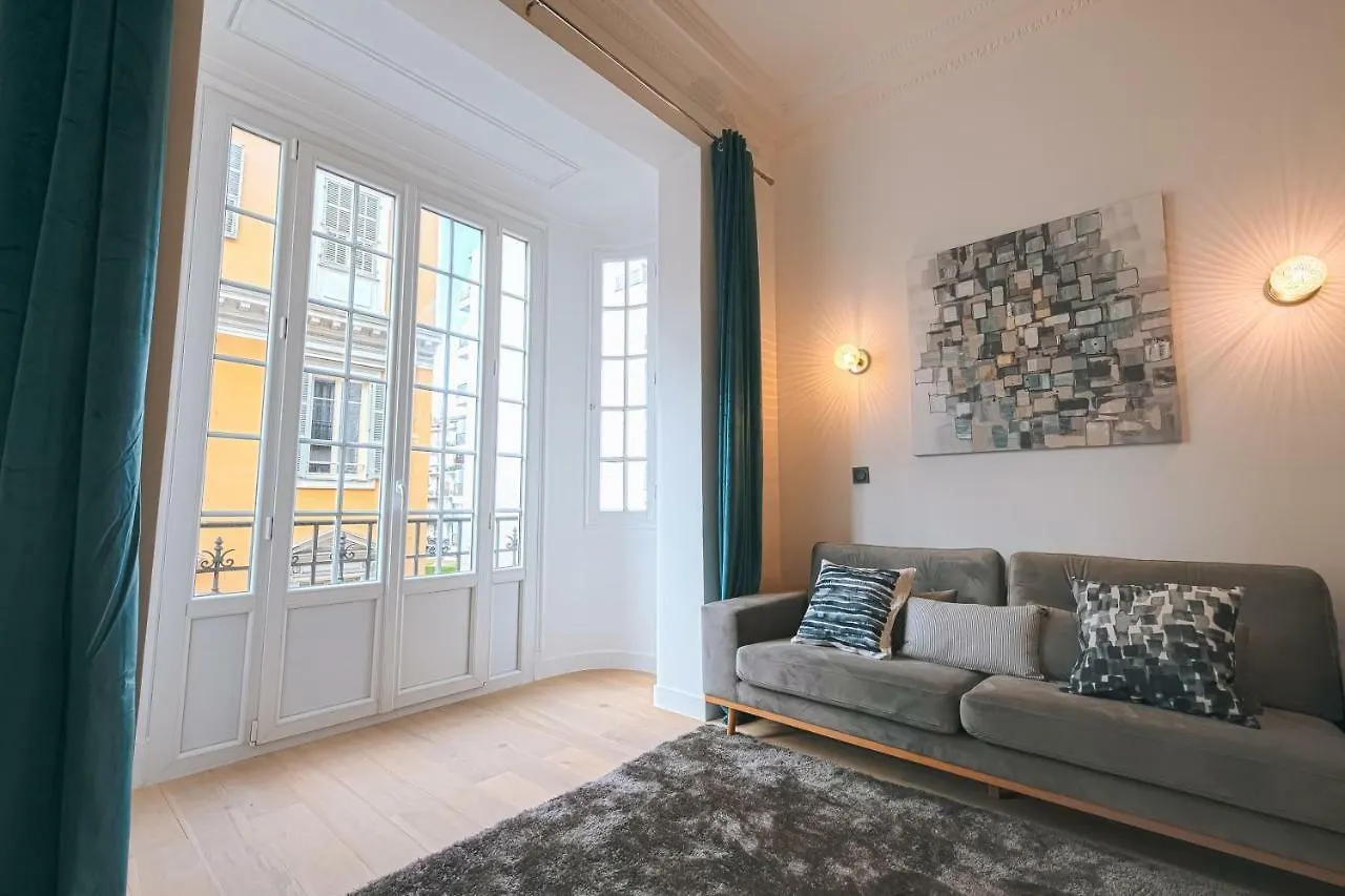 12 Congres Apt2 - Appartement 2 Chambres - Luxe - Carre D'Or - Plage Nice France